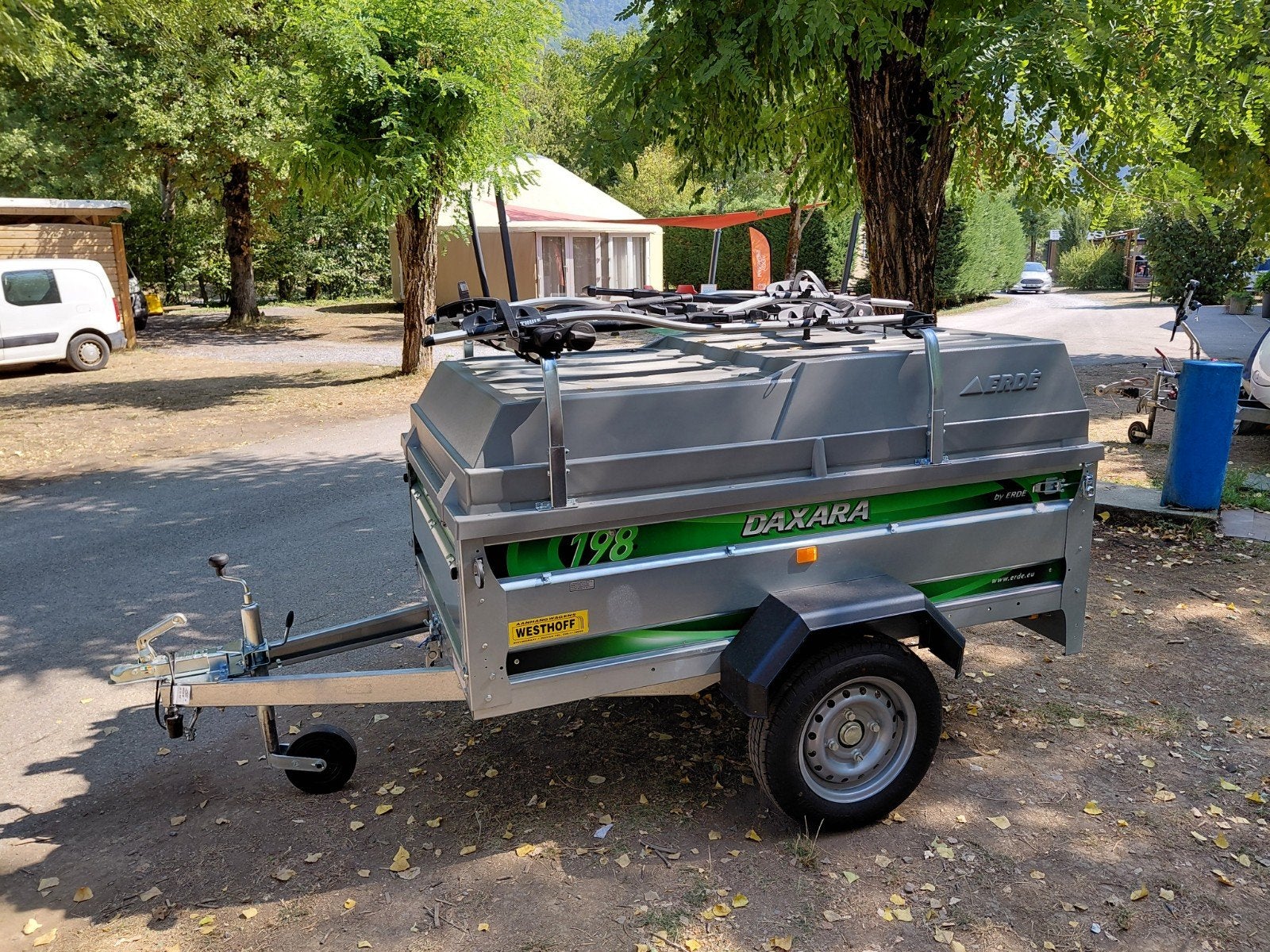 Erdé Daxara 198 Aanhangwagen/bagagewagen uit 2024, Auto diversen, Ophalen of Verzenden, Zo goed als nieuw