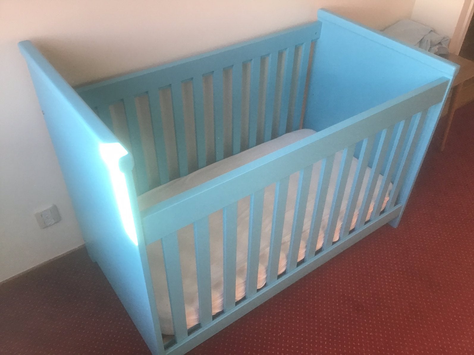 Kinder bedjes 60 x 120, Ophalen of Verzenden, Zo goed als nieuw, Minder dan 140 cm, Minder dan 70 cm