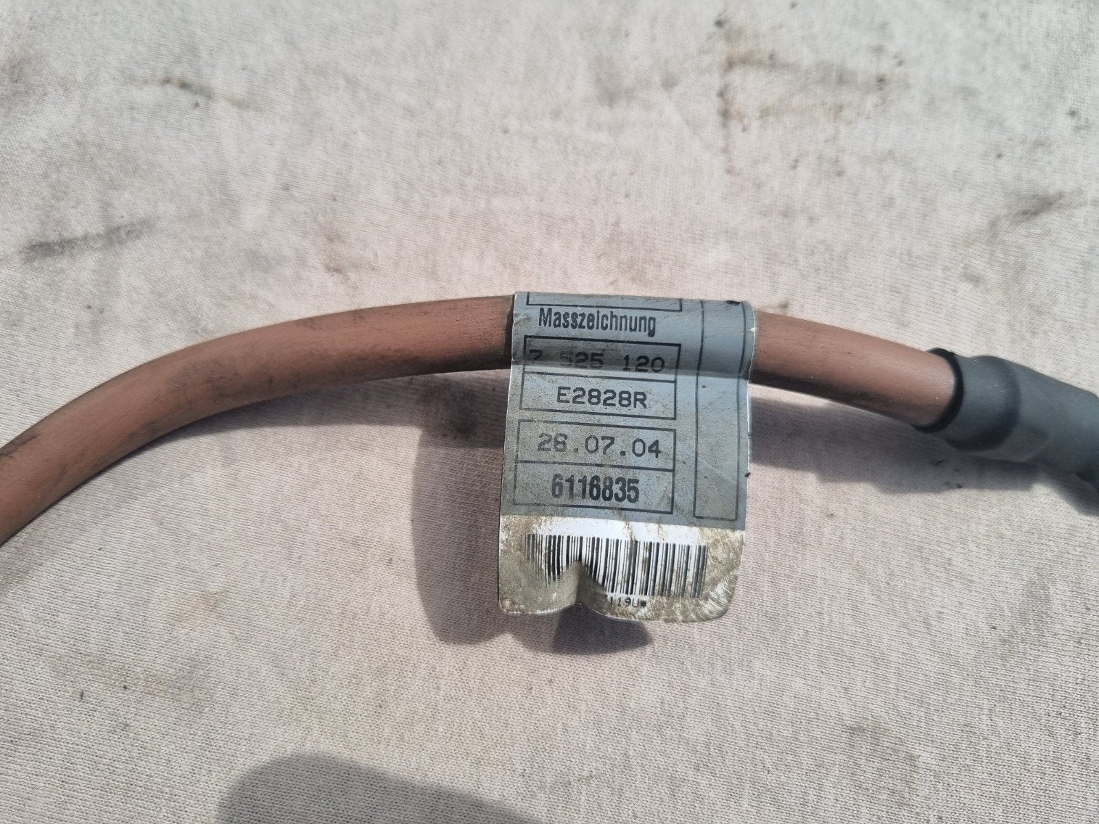 BMW e60 525 groundcable 6116835, Auto-onderdelen, Ophalen of Verzenden, Gebruikt, BMW