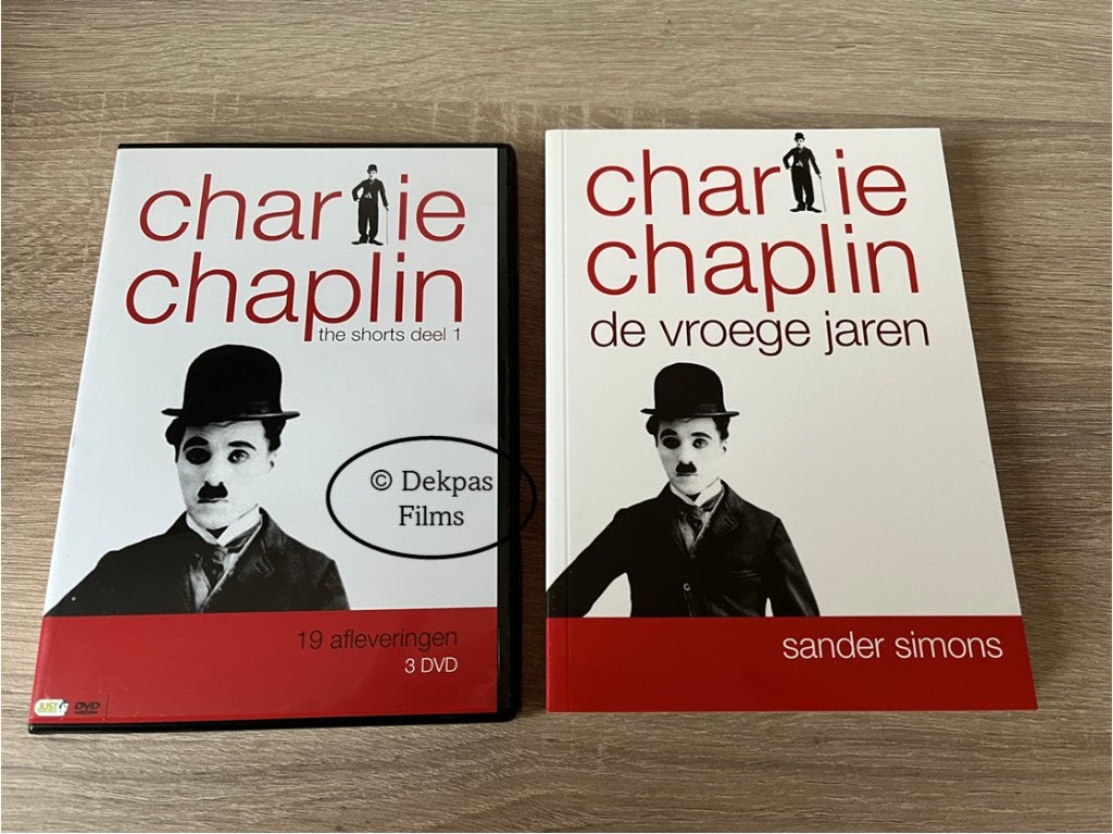 Dvd's + Boek Charlie Chaplin - De Vroege Jaren, Alle leeftijden, Ophalen of Verzenden, Gebruikt, Overige genres