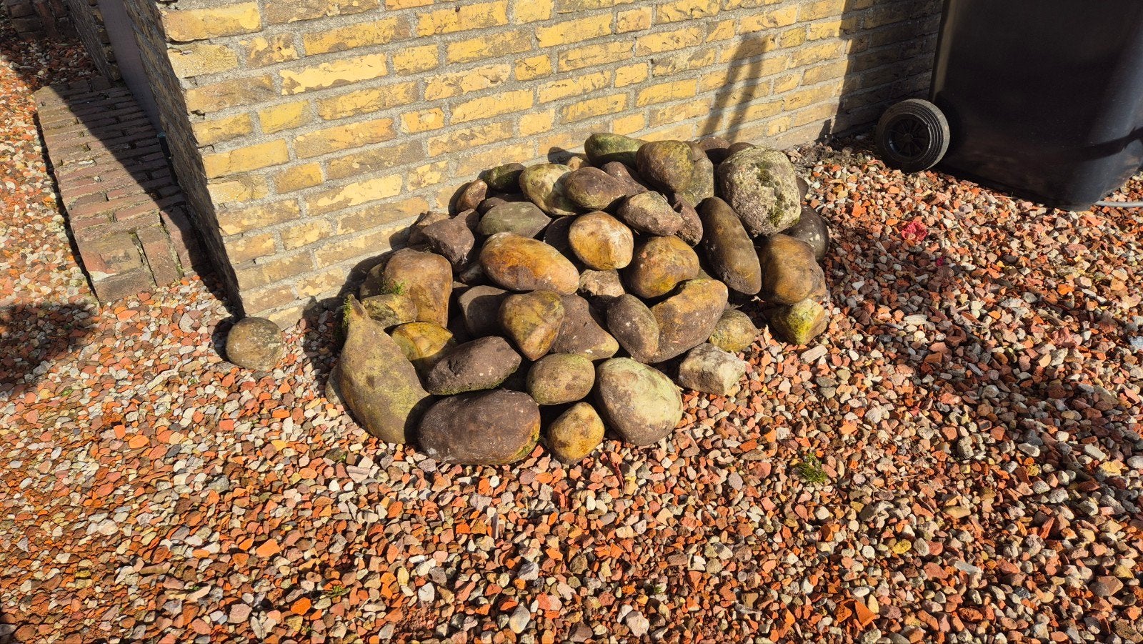 GRATIS !!!  Zwerfkeien diverse maten, Ophalen, Gebruikt, Kei