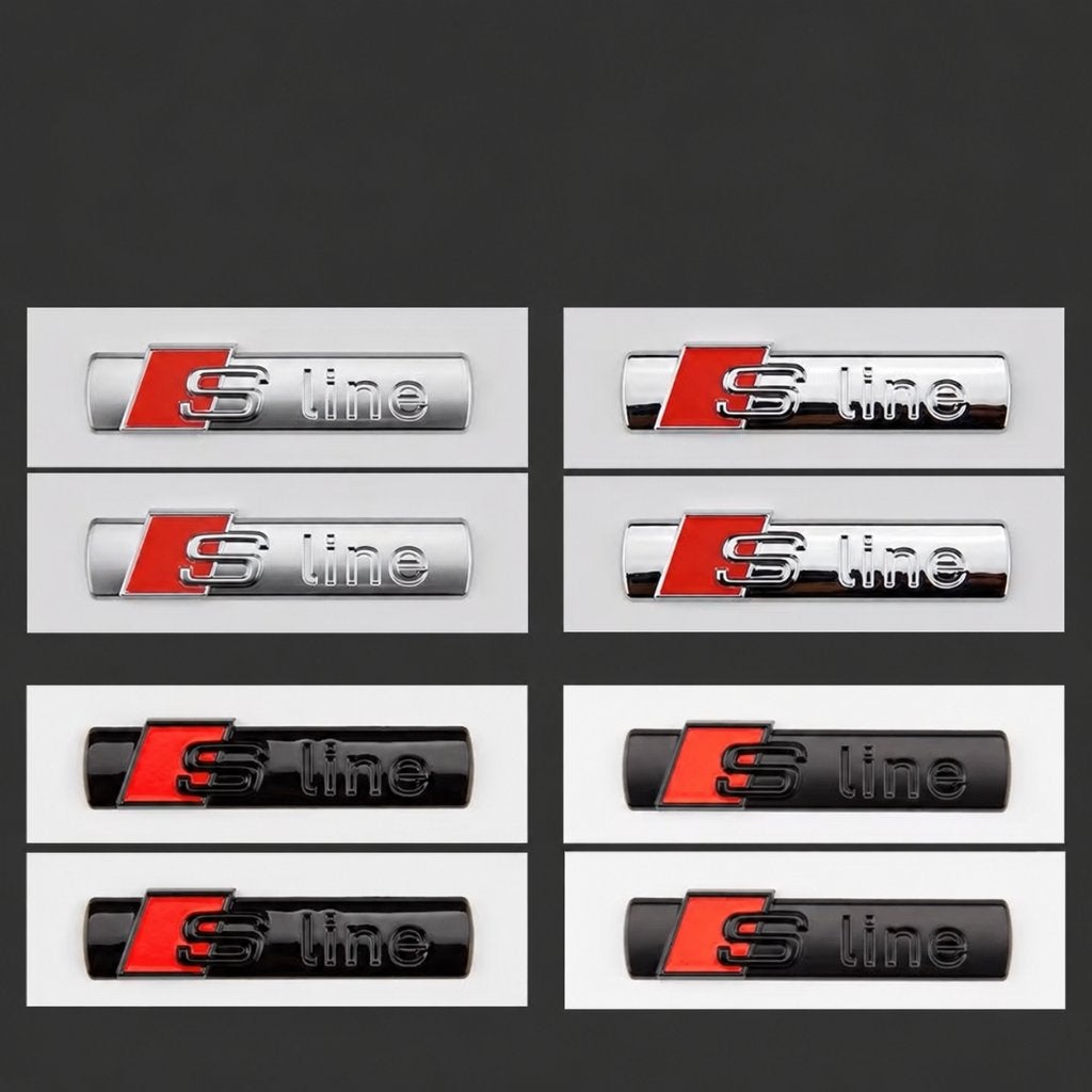 Audi S-line Logo - Badges, Auto diversen, Ophalen of Verzenden, Nieuw