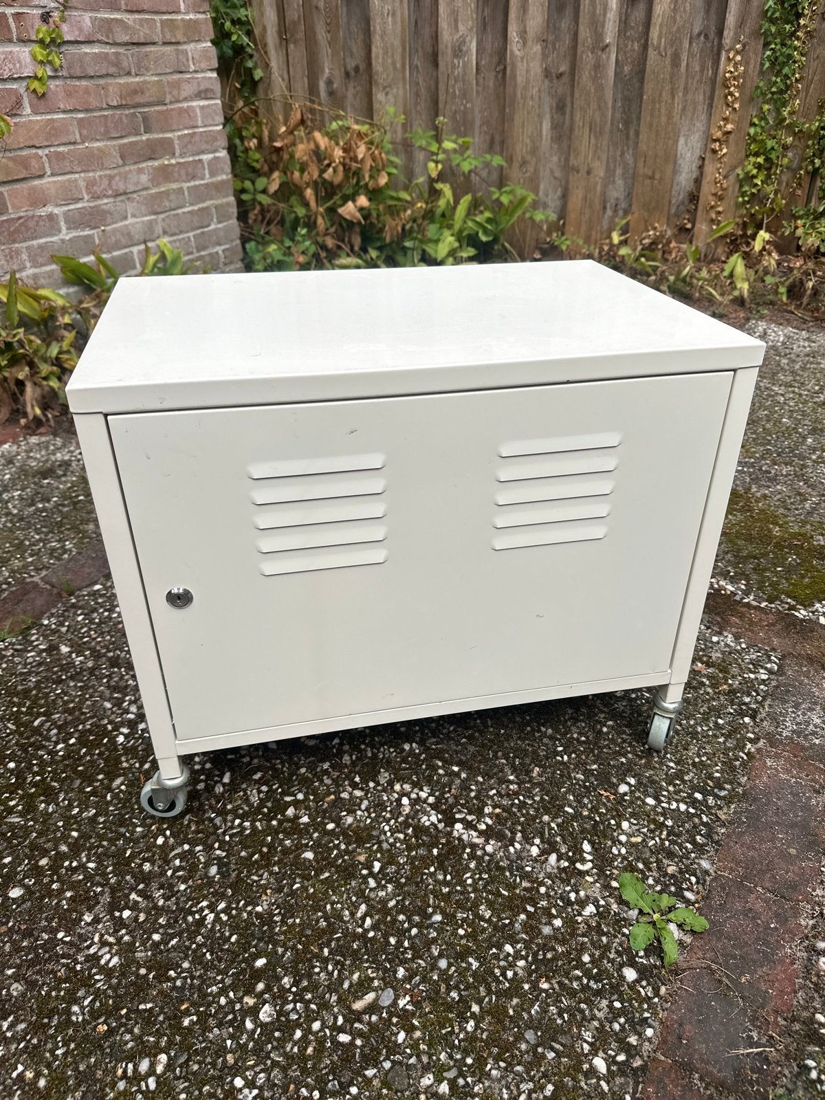Metalen kastje op wielen IKEA, Huis en Inrichting, Ophalen, Gebruikt