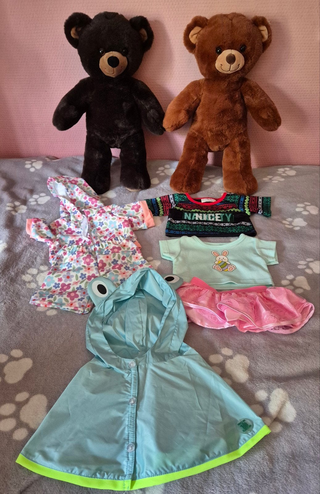 build a bear beren met kleding NIEUW!, Overige karakters, Beer, Nieuw, Middelgroot (20 tot 80 cm)