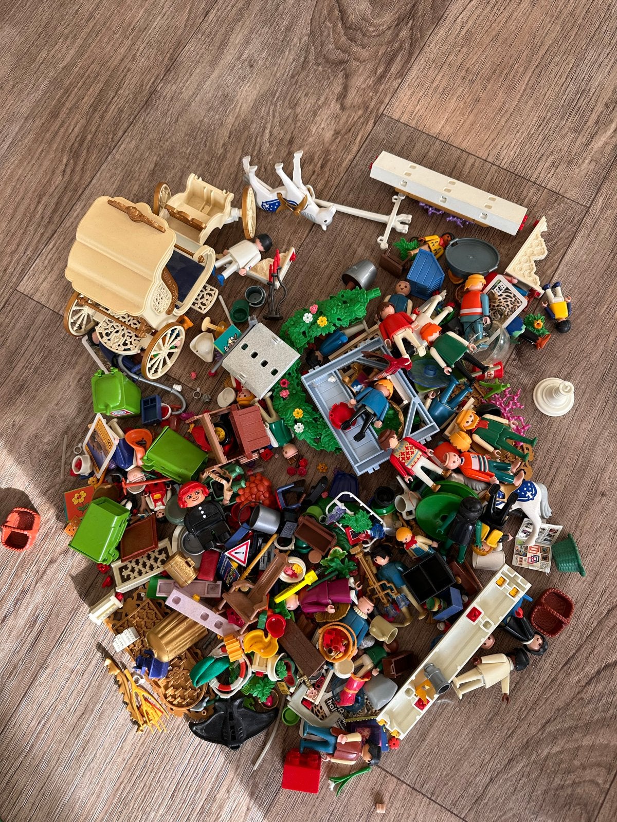 verzameling Playmobil met veel accessoires, Ophalen of Verzenden, Gebruikt, Jongen of Meisje