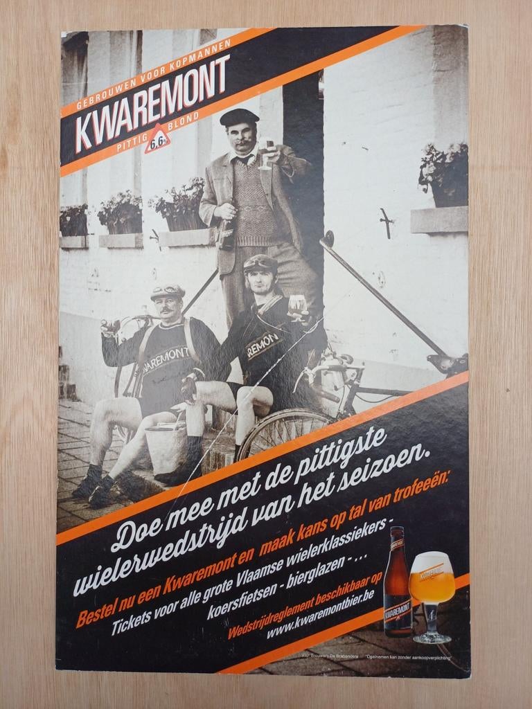 Partij Vintage Bier Reclameborden 24 Stuks, Ophalen, Gebruikt, Reclamebord, Plaat of Schild, Overige merken