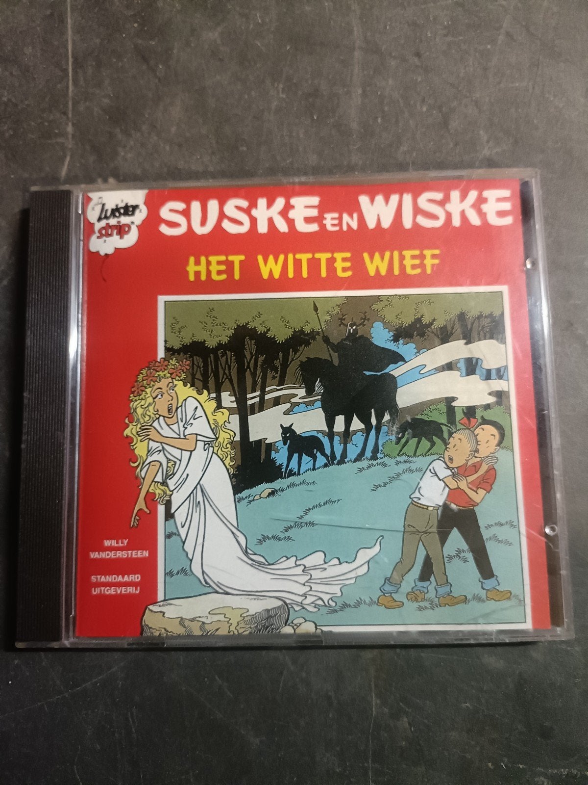 Suske en Wiske - Het Witte Wief Luisterstrip CD, Ophalen of Verzenden, Gebruikt, Verhaal of Sprookje, 6 tot 9 jaar