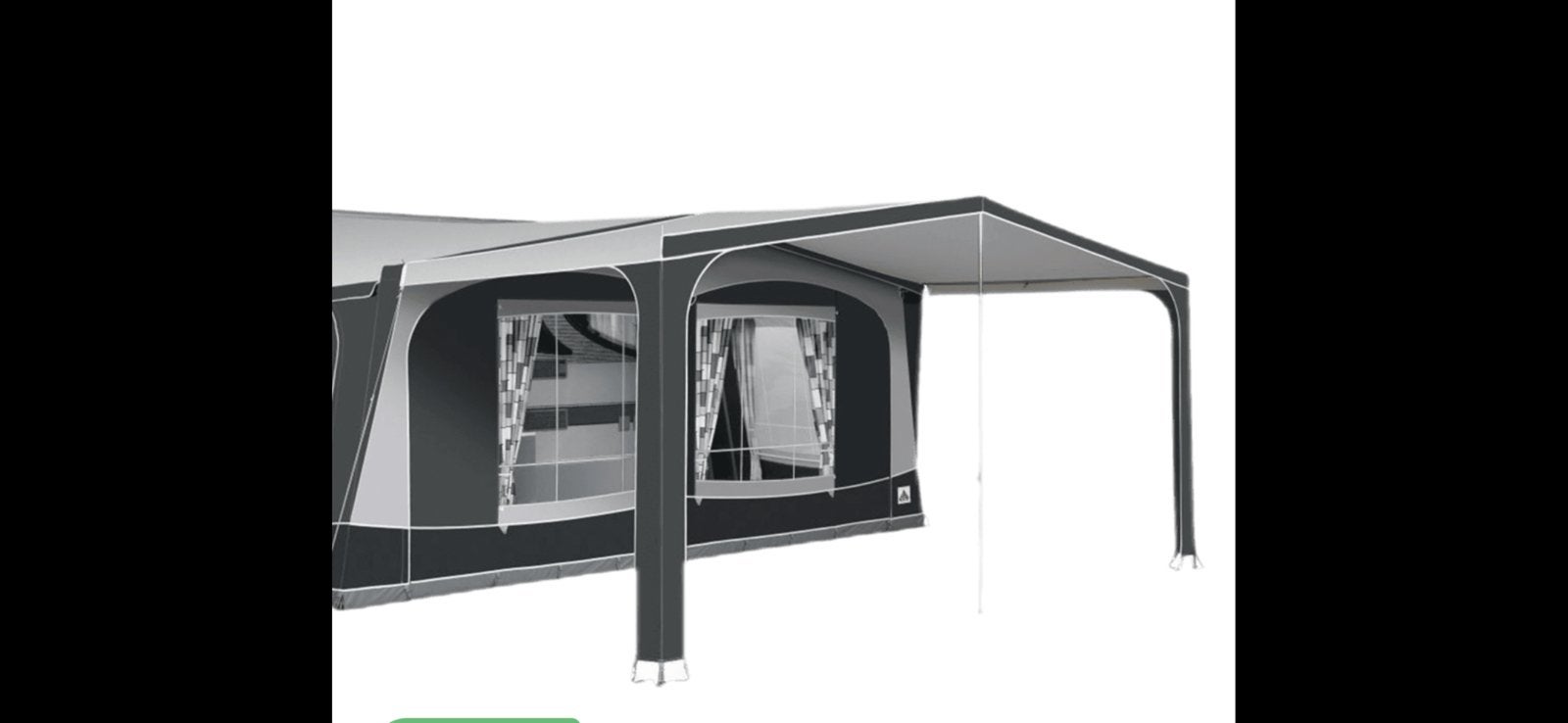 Luifel voor caravan en tent, Ophalen, Gebruikt