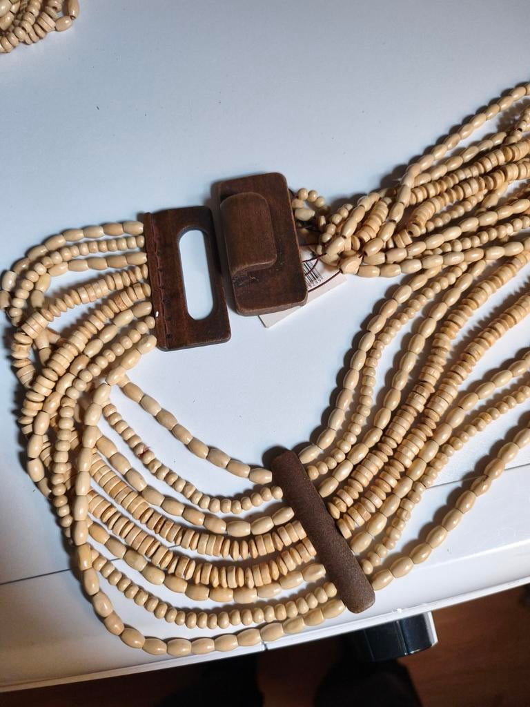 Houten ceintuur nieuw riem, Ophalen of Verzenden, Nieuw, Bruin