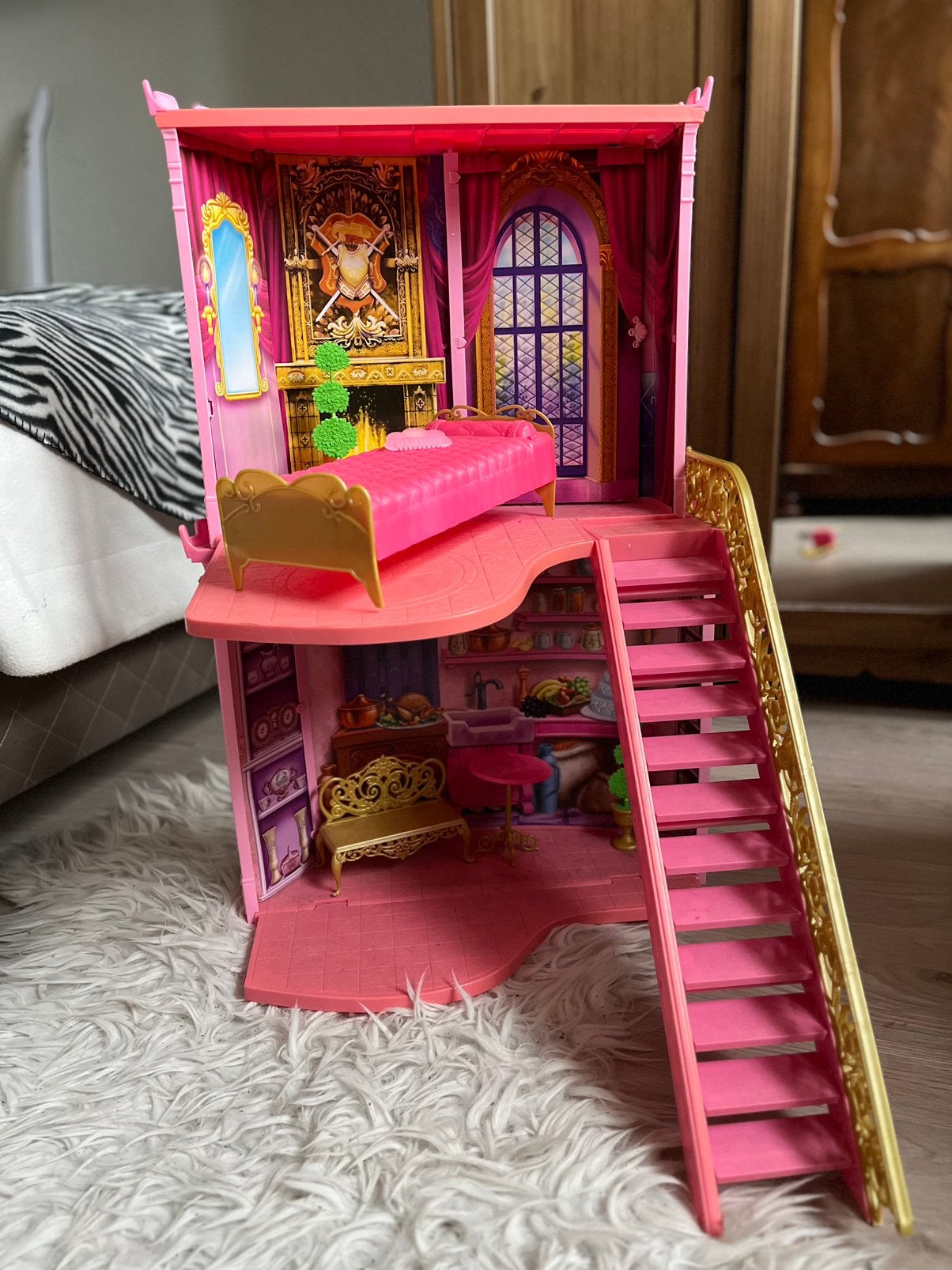Barbiehuis, Ophalen of Verzenden, Gebruikt, Poppenhuis