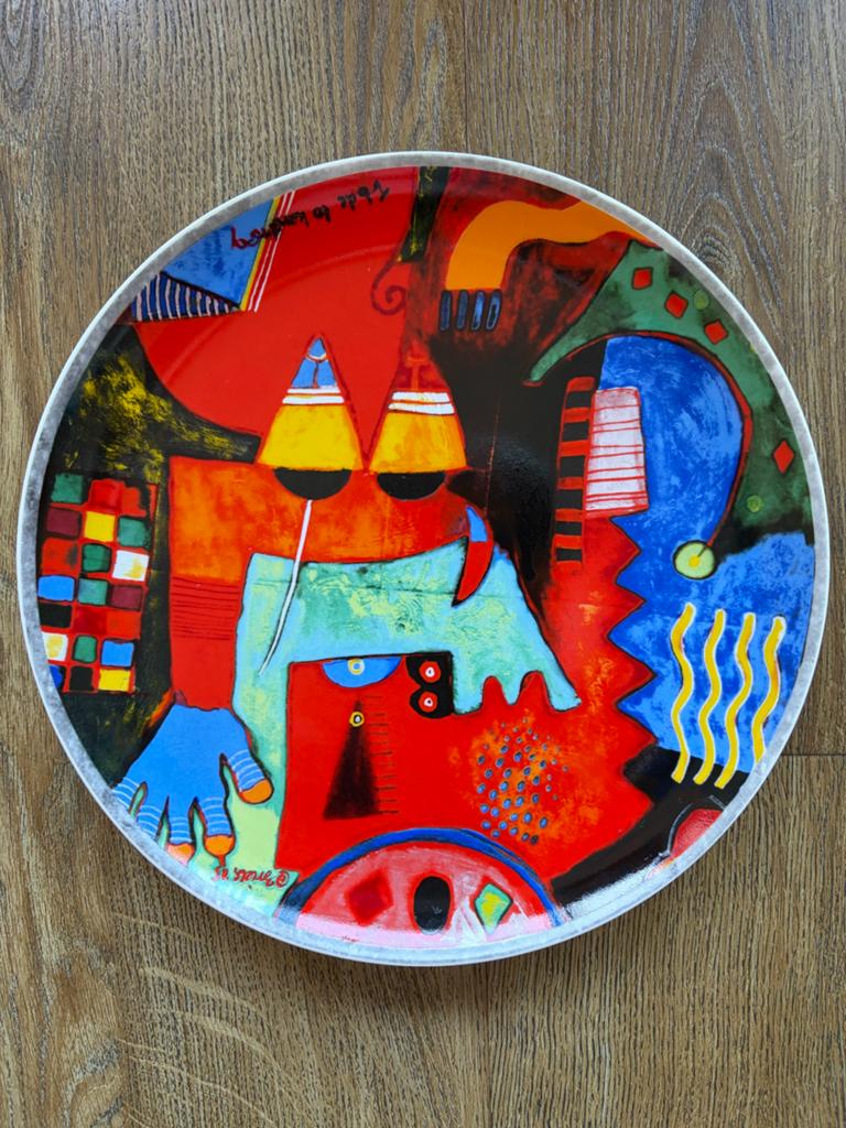 Clemens Briels "Tribute to Kandinsky" Kunstbord, Ophalen of Verzenden