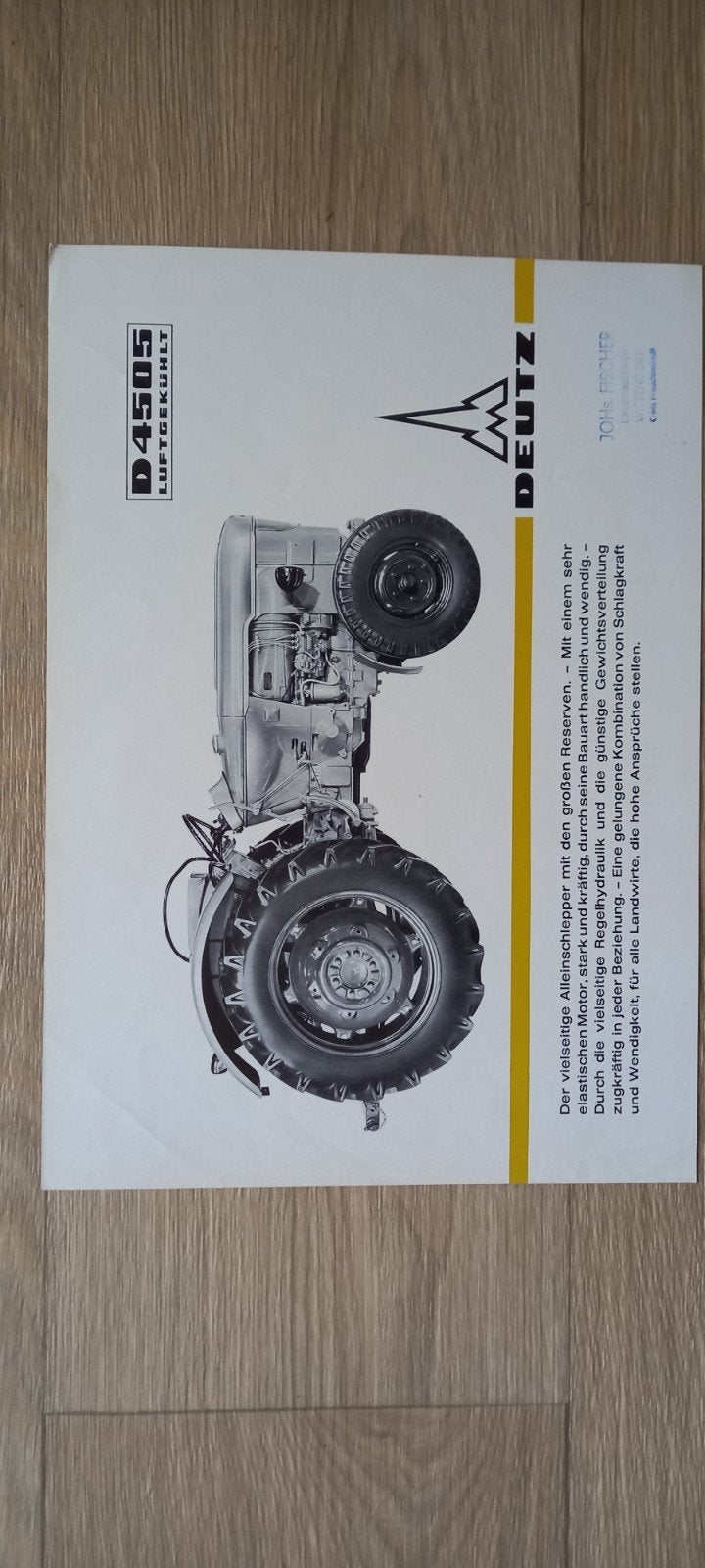 D 7: Deutz D  4505, Ophalen of Verzenden