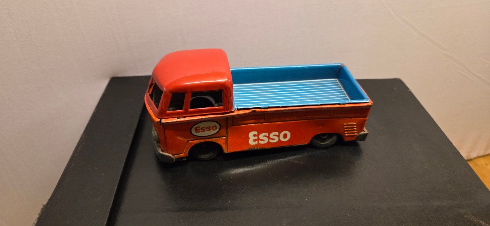 Vintage Metalen Blikken Esso Auto - Verzamelobject, Ophalen of Verzenden, Gebruikt