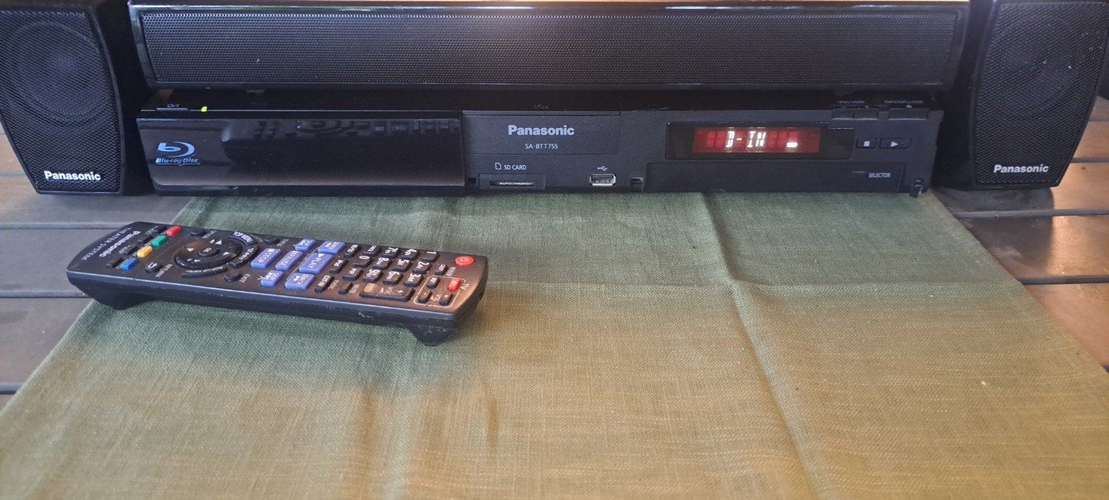 Panasonic  SA BTT755 BLURAY DVD CD CINEMA SET, Panasonic, Ophalen of Verzenden, Zo goed als nieuw, 5.1-systeem