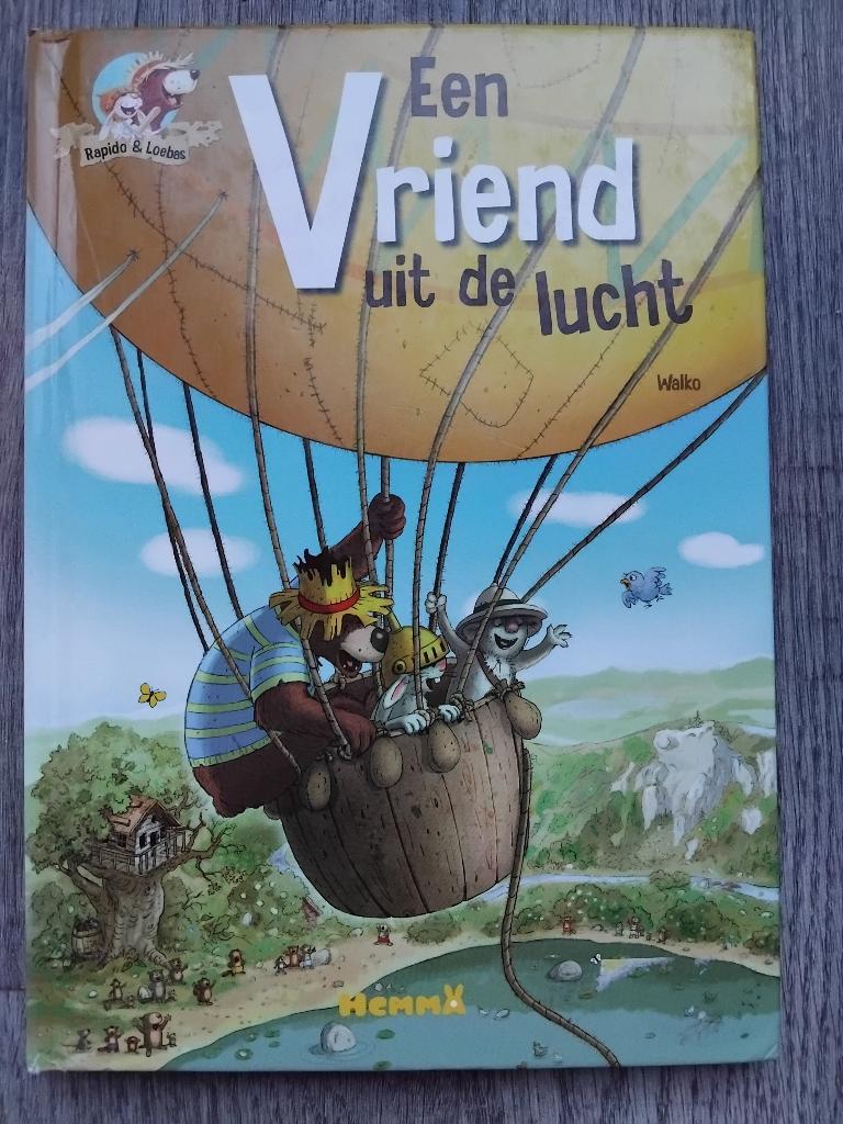 Rapido & Loebas boek Een vriend uit de lucht, Ophalen of Verzenden, Gelezen, Hemma, Fictie algemeen
