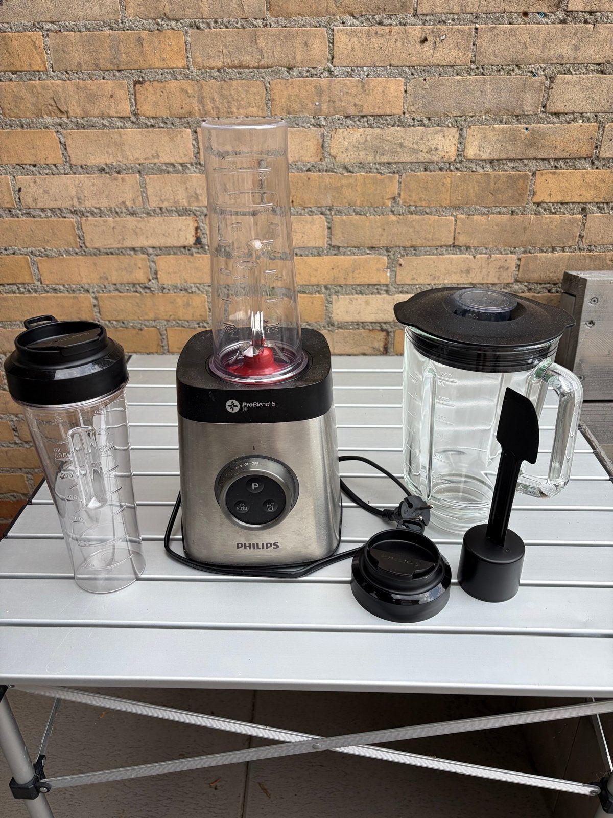 Philips ProBlend 6 Blender met extra To-Go beker, Ophalen, Gebruikt, Blender