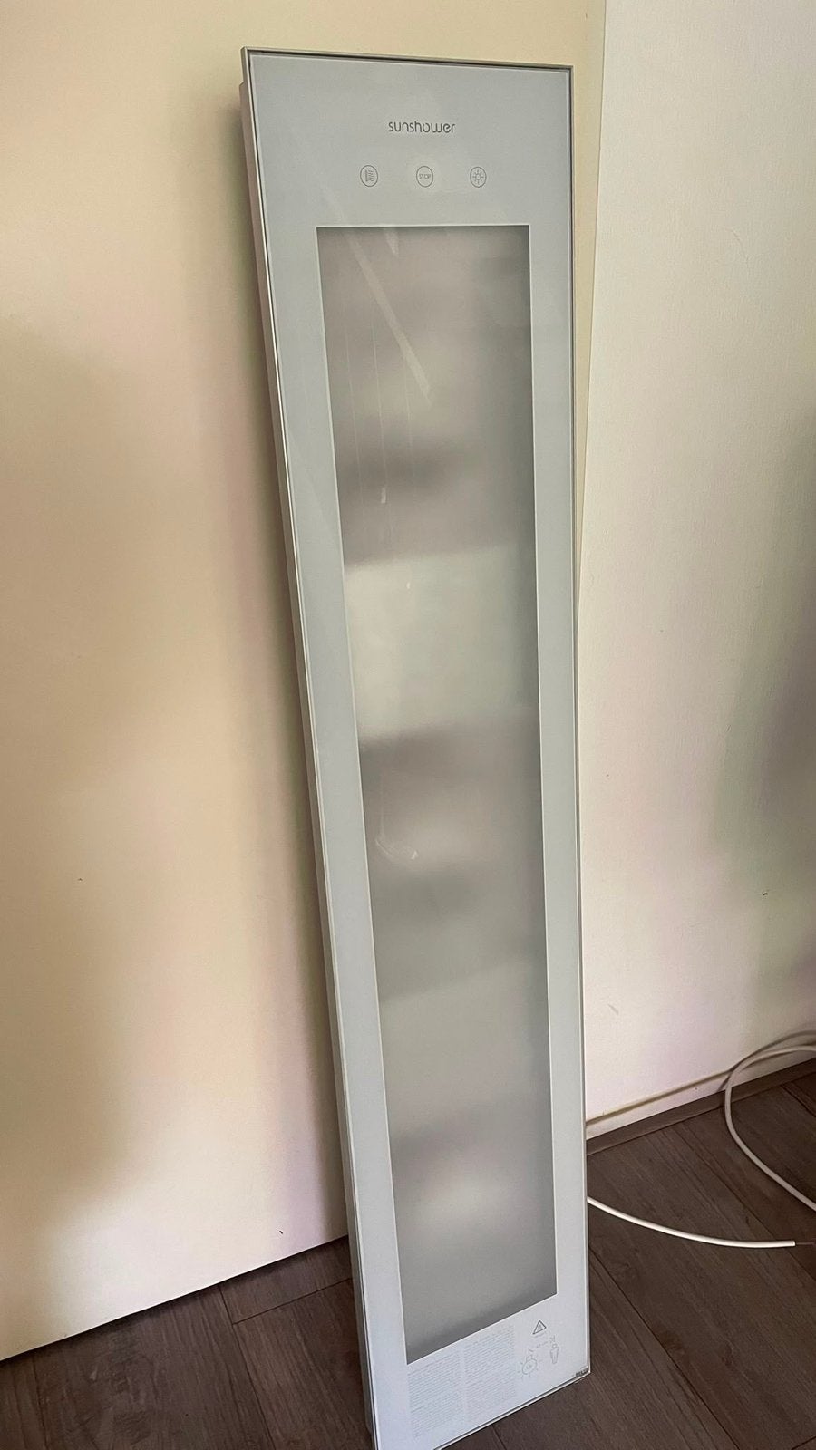 Sunshower Combi White - IR & UV, Witgoed en Apparatuur, Zonnebanken en Gezichtsbruiners, Ophalen, Gebruikt, Overige modellen, Minder dan 10 lampen