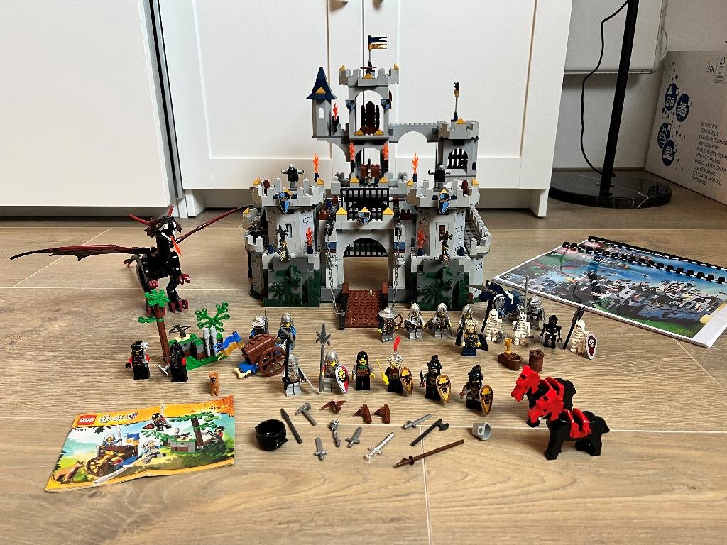 Lego 7094 King’s Castle Siege + 70400 Forest Ambush + Extra, Lego, Ophalen of Verzenden, Zo goed als nieuw, Castle