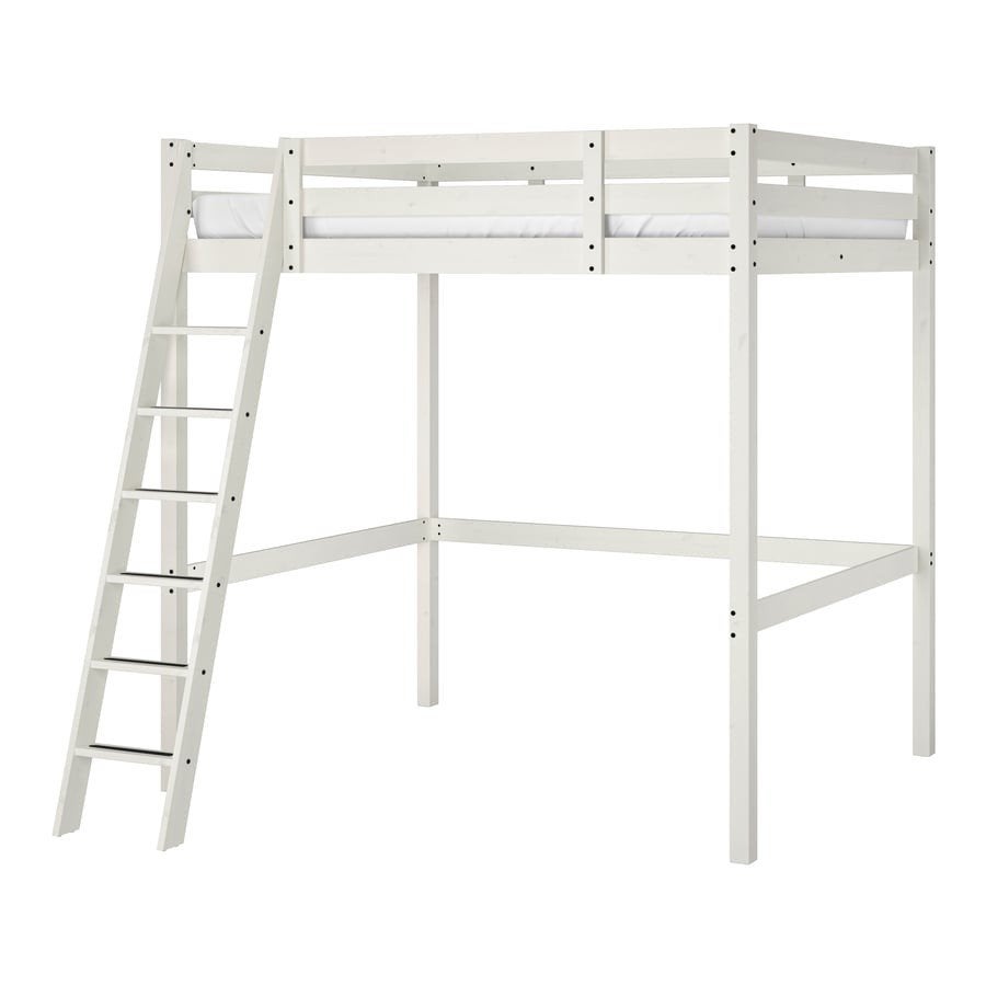 Ikea stora hoogslaper, Huis en Inrichting, Slaapkamer | Stapelbedden en Hoogslapers, Ophalen, Hoogslaper, 140 cm, Twijfelaar