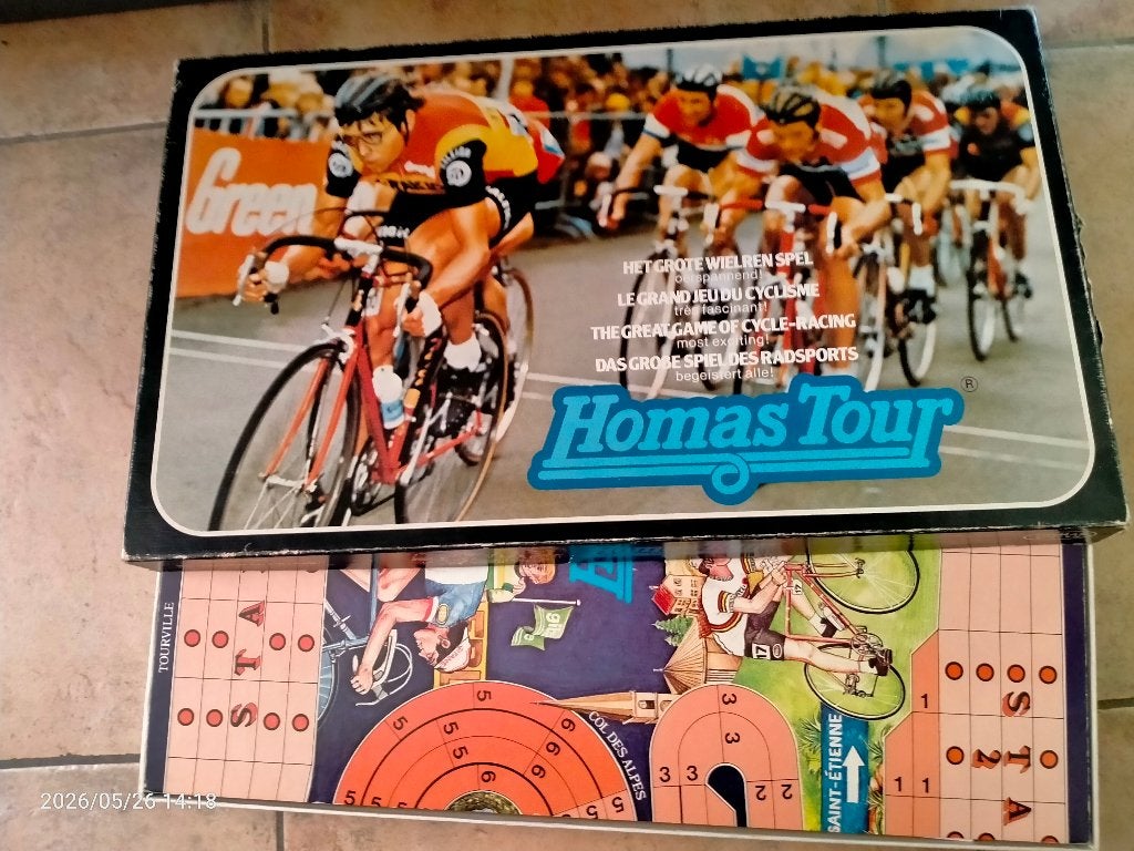 Homas Tour de Francespel, Ophalen, Gebruikt