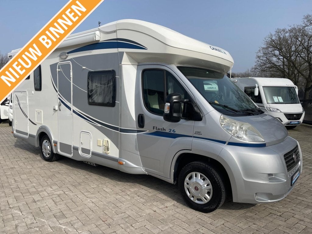 Chausson Flash 26 Vastbed Hefbed Top-indeling 2011 Airco, Caravans en Kamperen, Campers, Ringverwarming, Fiat, Tot en met 4, Chausson