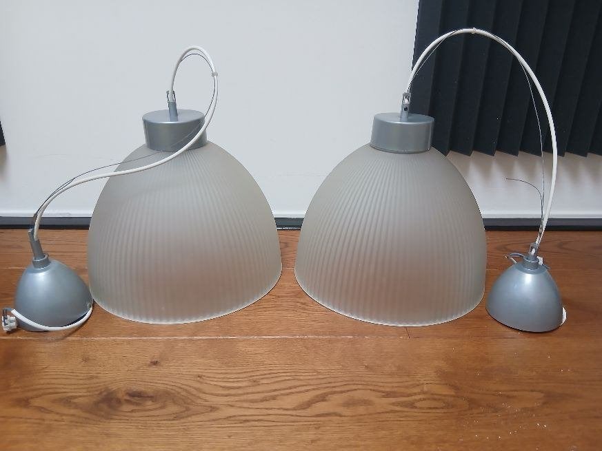 Ikea Kalcium hanglampen, Ophalen of Verzenden, Zo goed als nieuw, Glas, E27 (groot)