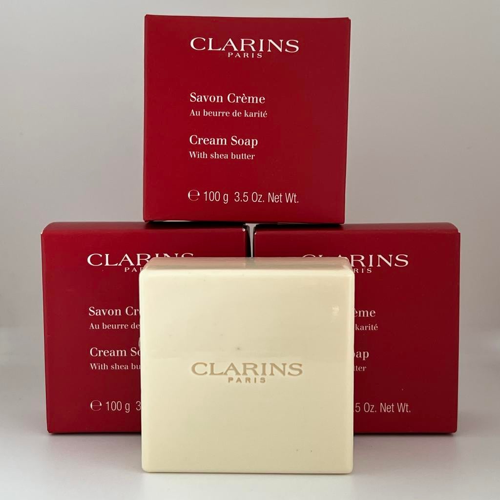 Clarins Eau Dynamisante Cream Soap with Shea Butter 100 Gram, Sieraden, Tassen en Uiterlijk, Uiterlijk | Lichaamsverzorging, Ophalen of Verzenden