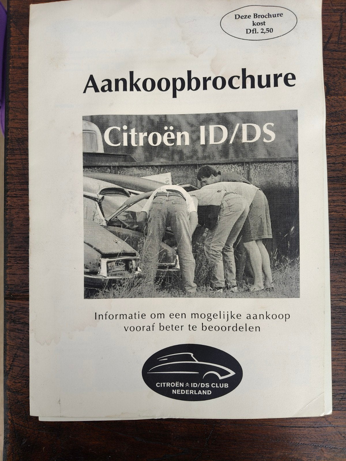 Aankoopbrochure Citroën ID/DS - Informatie en tips, Ophalen of Verzenden, Gelezen, Citroën