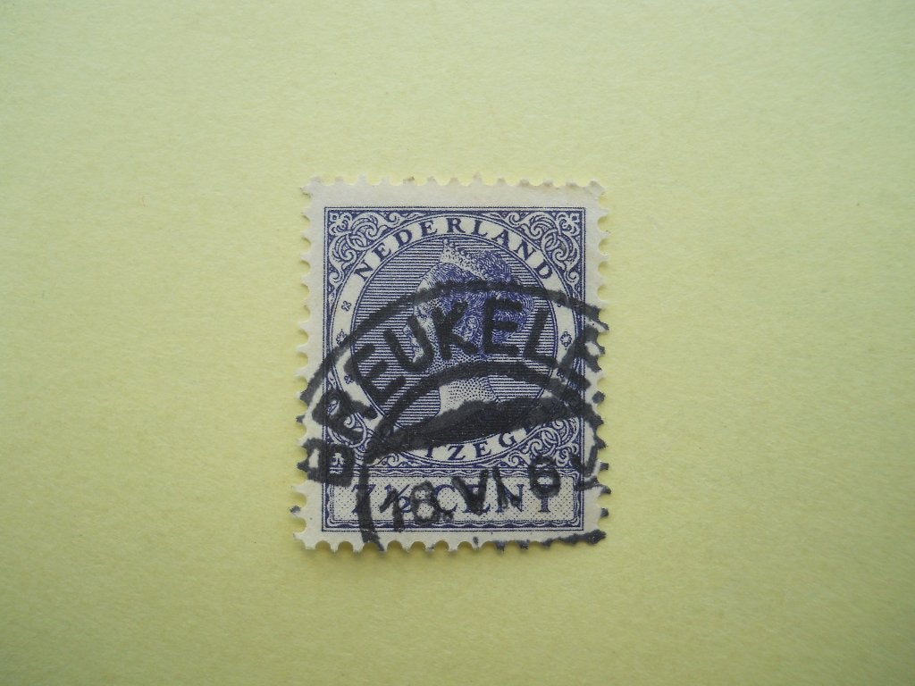Nederland 1926 Kon. Wilhelmina Nvph.179 Breukelen Hulst, Ophalen of Verzenden, T/m 1940, Gestempeld