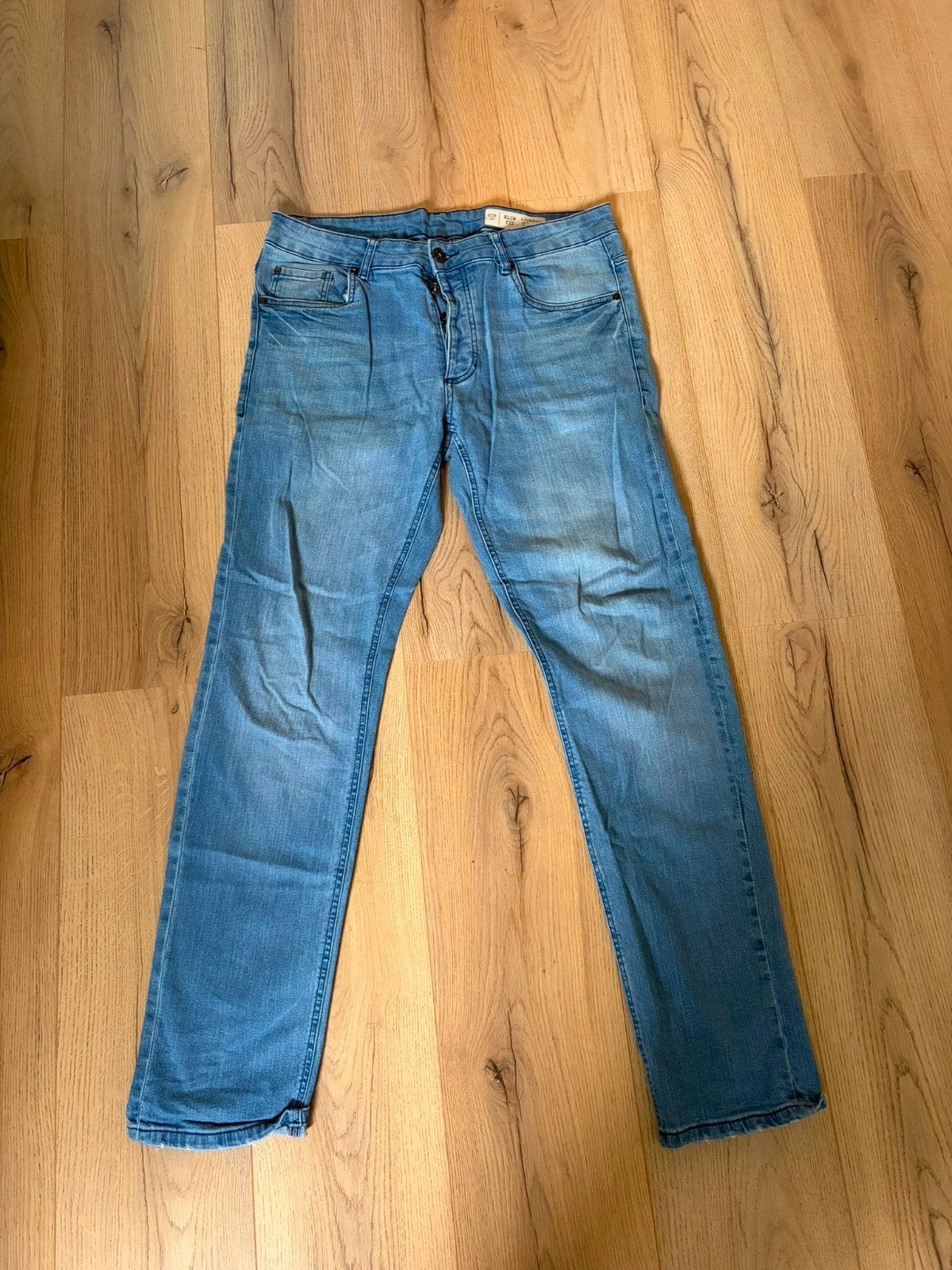 Livergy Slim Fit Heren Jeans Maat 52 (W36), W36 - W38 (confectie 52/54), Blauw, Ophalen of Verzenden, Zo goed als nieuw
