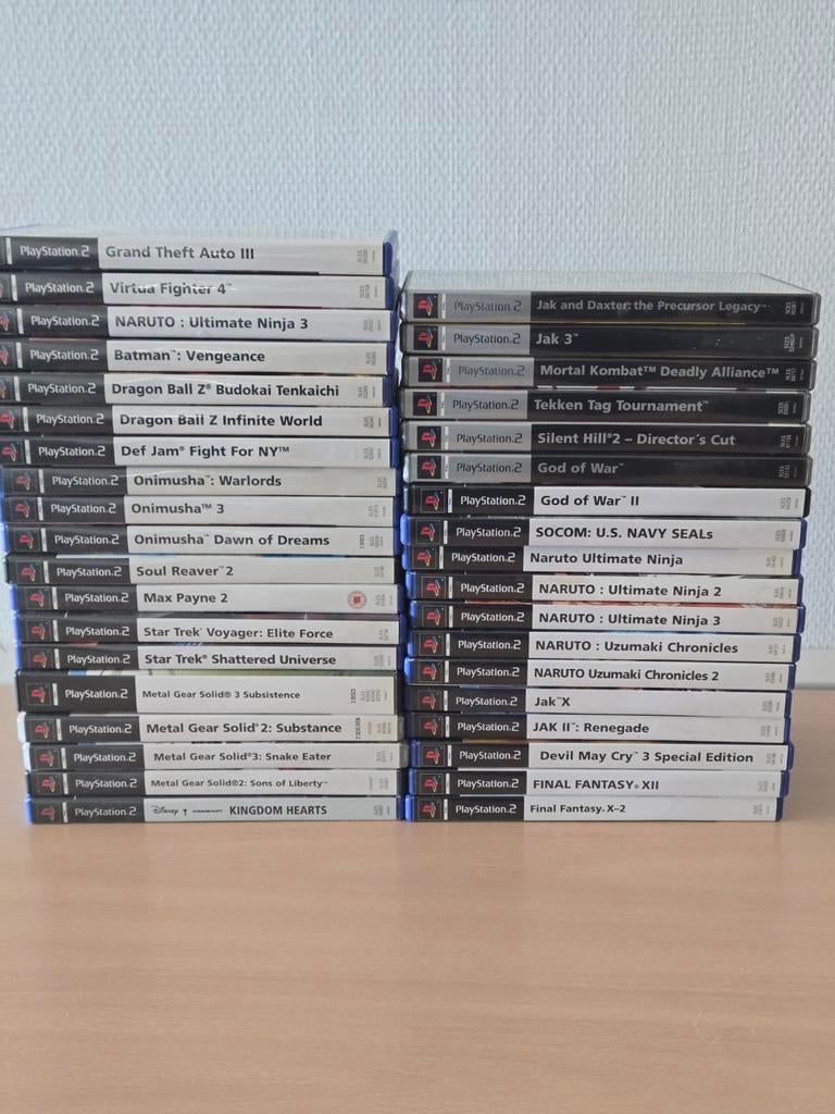 Collectie top PS2 games, Vanaf 18 jaar, 1 speler, Zo goed als nieuw, Ophalen