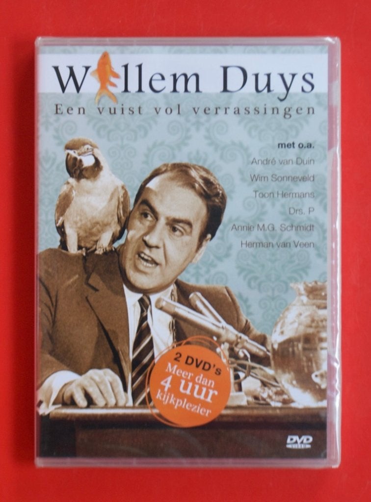 2dvd Willem Duys Een vuist vol verrassingen Wim Kan, Drs. P, Cd's en Dvd's, Alle leeftijden, Overige genres, Zo goed als nieuw