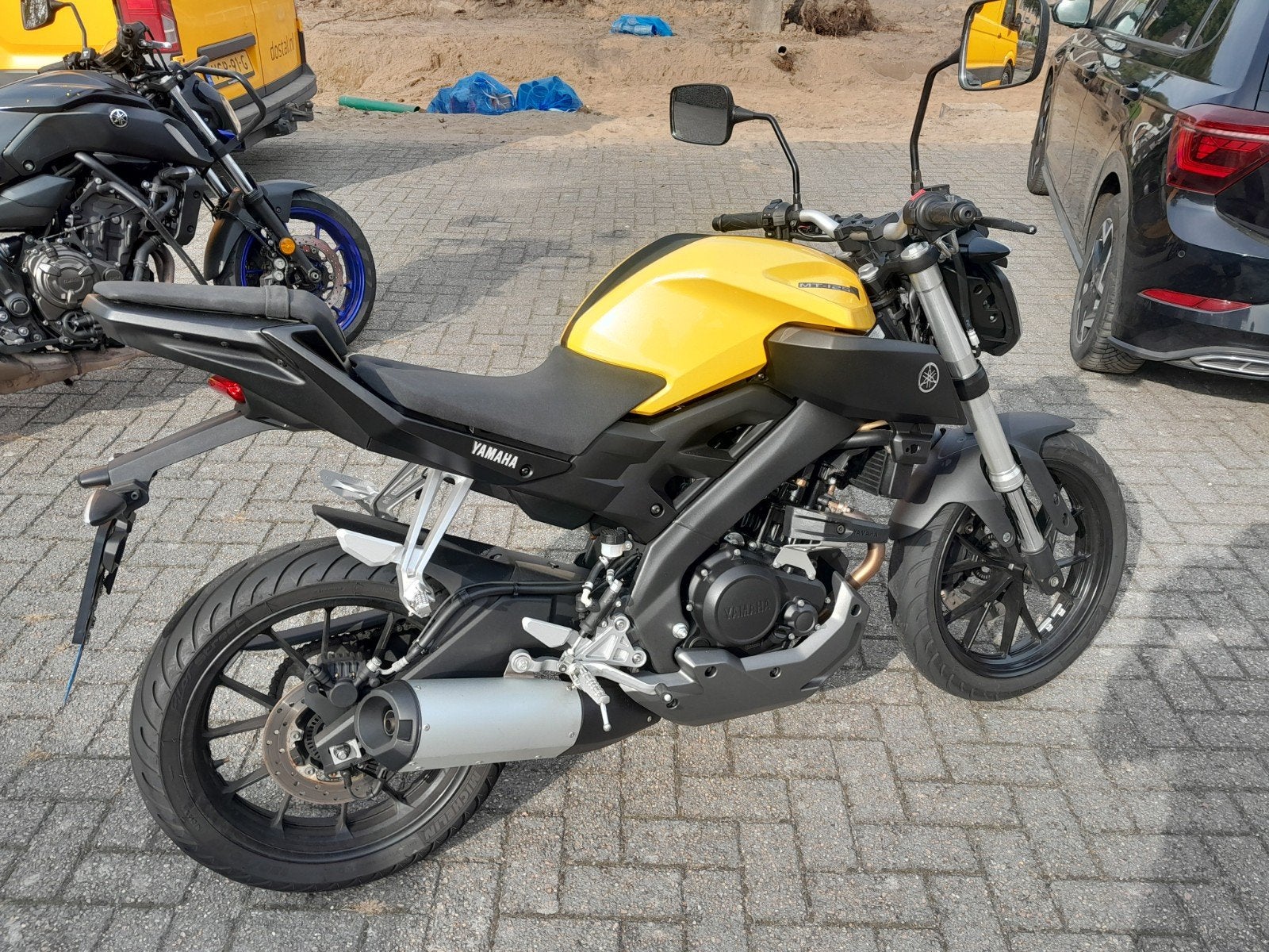 Yamaha Te Koop. Lesmotor A1, Motoren, Gebruikt, Particulier, Minimaal motorrijbewijs A1, Naked bike