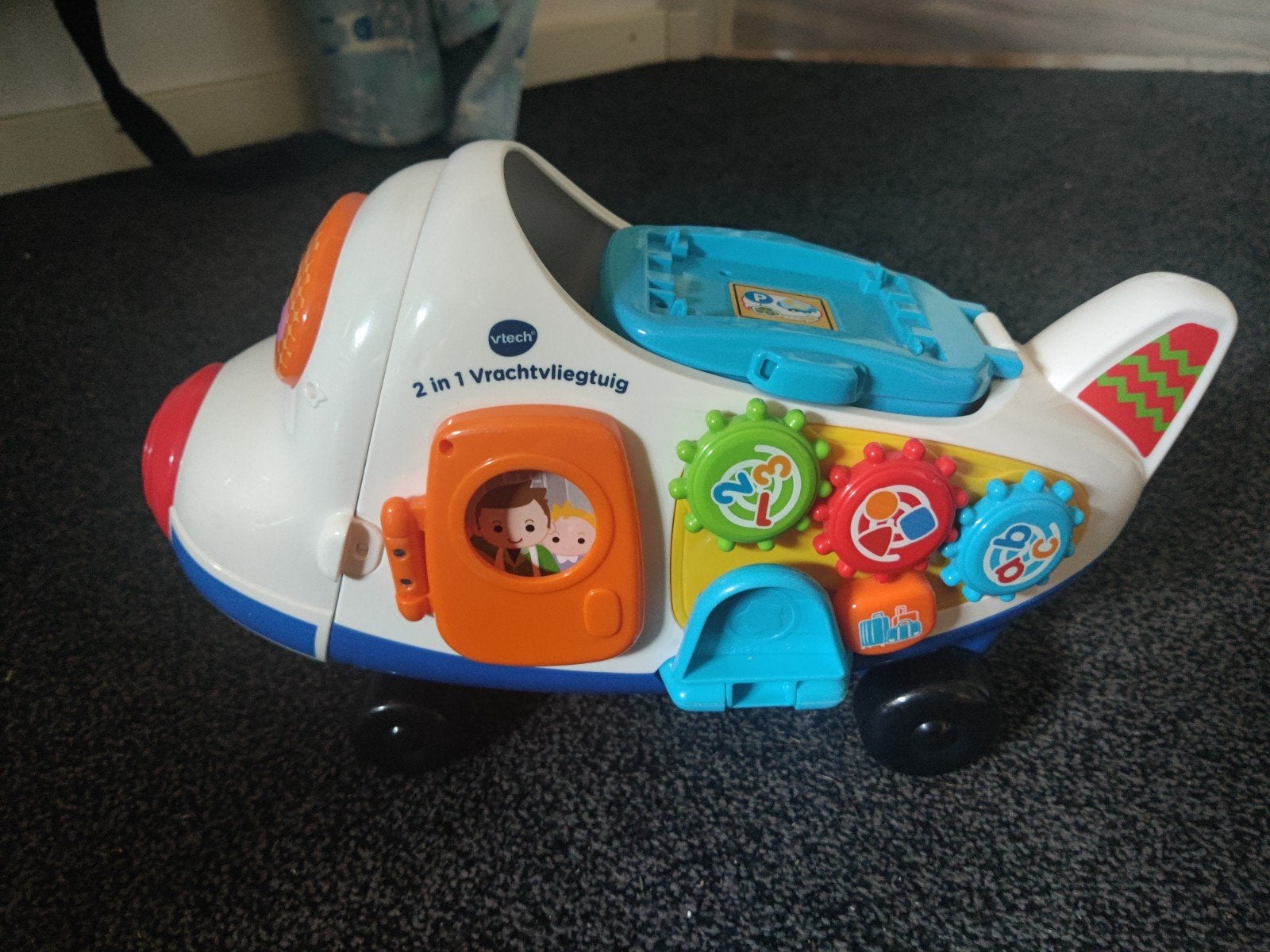VTech 2-in-1 Vrachtvliegtuig - Interactief Speelgoed, Ophalen of Verzenden, Gebruikt, 2 tot 4 jaar