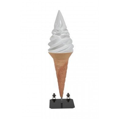 Softijs 200 cm - ijshoorn polyester softijsje verrijdbaar, Ophalen, HorecaBeelden, Overige typen, Nieuw