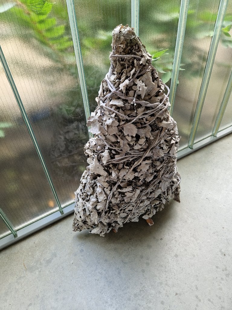 Kerstboom - hout/bladeren, Ophalen, Zo goed als nieuw