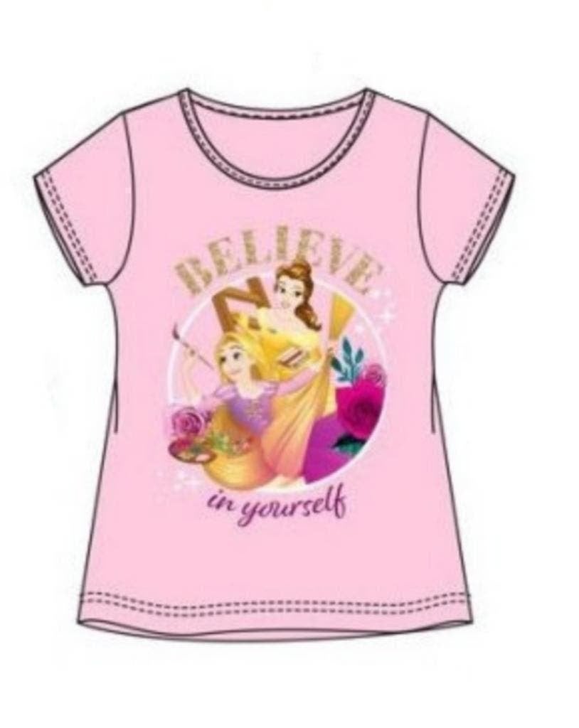 Disney Princess T-shirt - Maat 98 - 104 - 110 - Katoen, Disney, Meisje, Nieuw, Ophalen of Verzenden