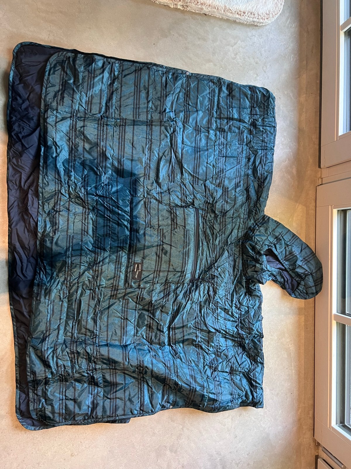Nieuwe Thermarest Honcho Poncho - Blue Print, Ophalen of Verzenden, Nieuw