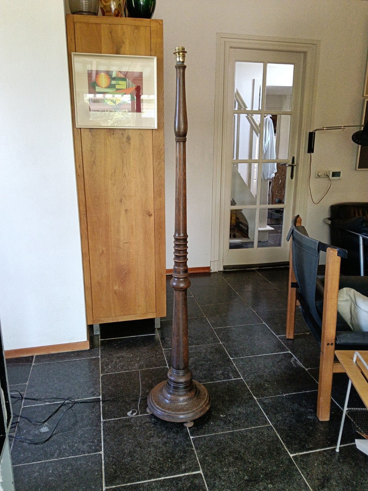 Amsterdamse School vloerlamp J. Th. Drilling, Ophalen