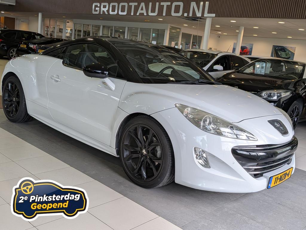 Peugeot RCZ 1.6 THP Automaat Airco, Cruise Control, Stuurbek, Auto's, Gebruikt, Zwart, 4 stoelen, Wit