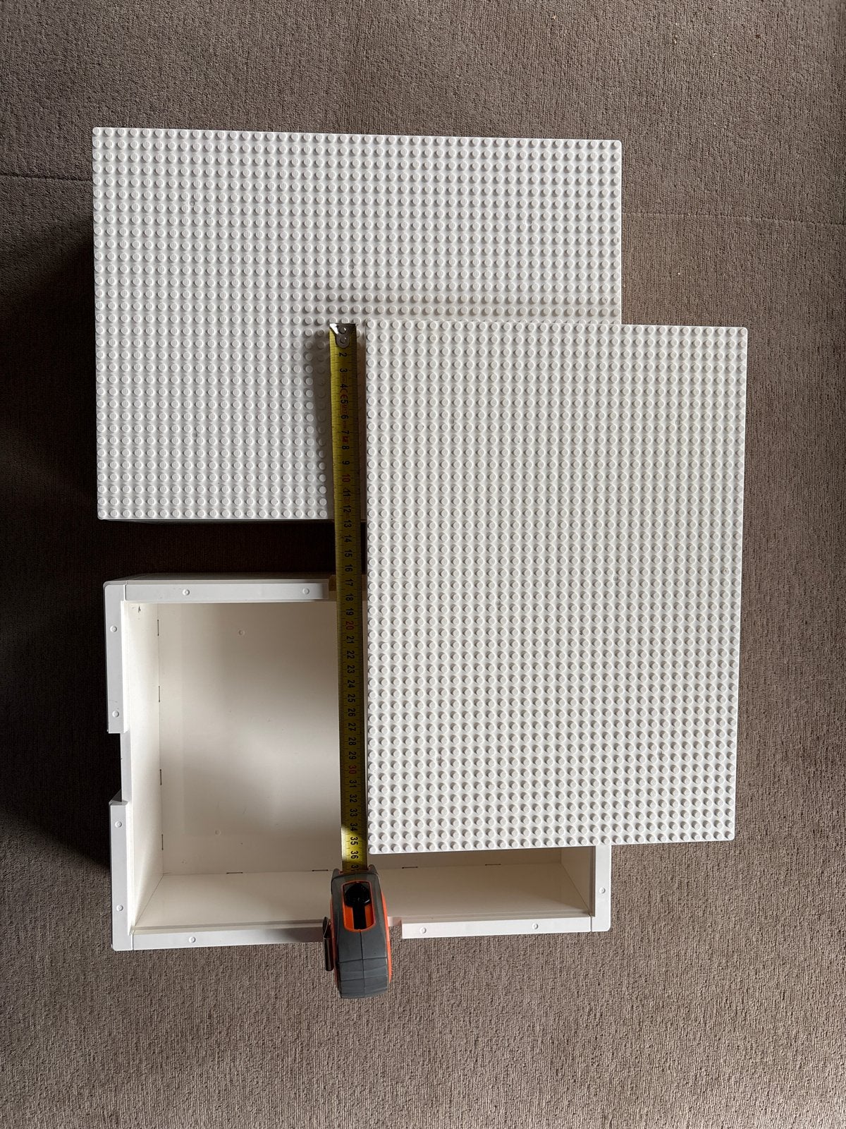 Lego Bygglek opbergdozen met deksel, 35x26x12 cm, Ophalen of Verzenden, Zo goed als nieuw, Overige merken
