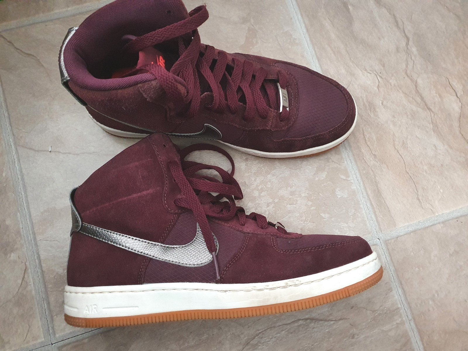 Nike Air Force 1 High sneakers - Maat 38.5, Nike, Ophalen of Verzenden, Rood, Sneakers of Gympen