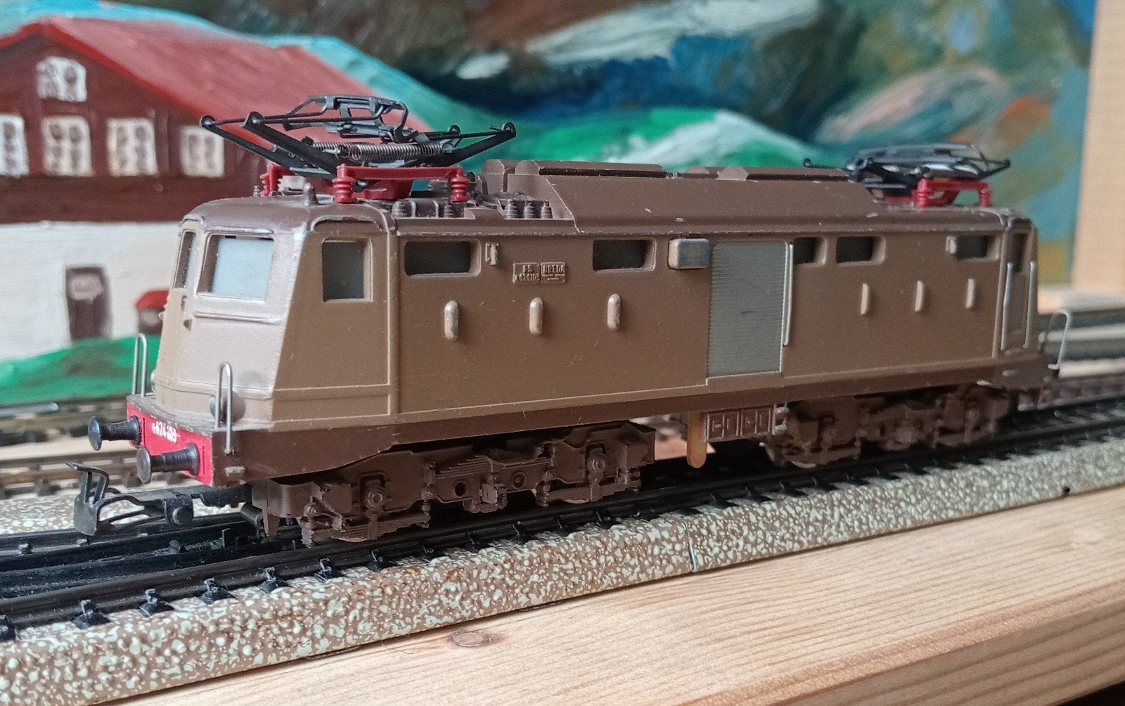 Märklin FS Italiaanse loc 3035 nette, gebruikte, mooie staat, Wisselstroom, Gebruikt, Locomotief, Ophalen of Verzenden