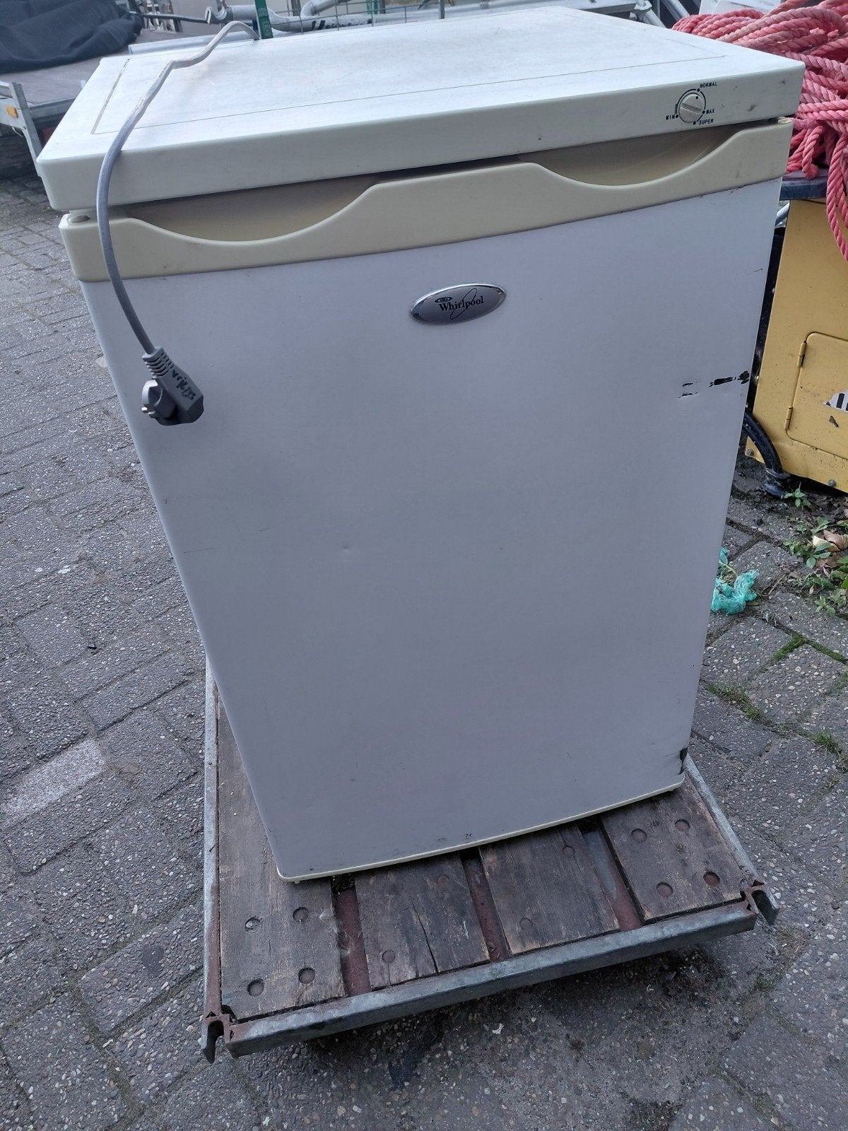 wherpool 4 lade vrieskast tafel model, Witgoed en Apparatuur, Ophalen, Minder dan 60 cm, 85 tot 120 cm