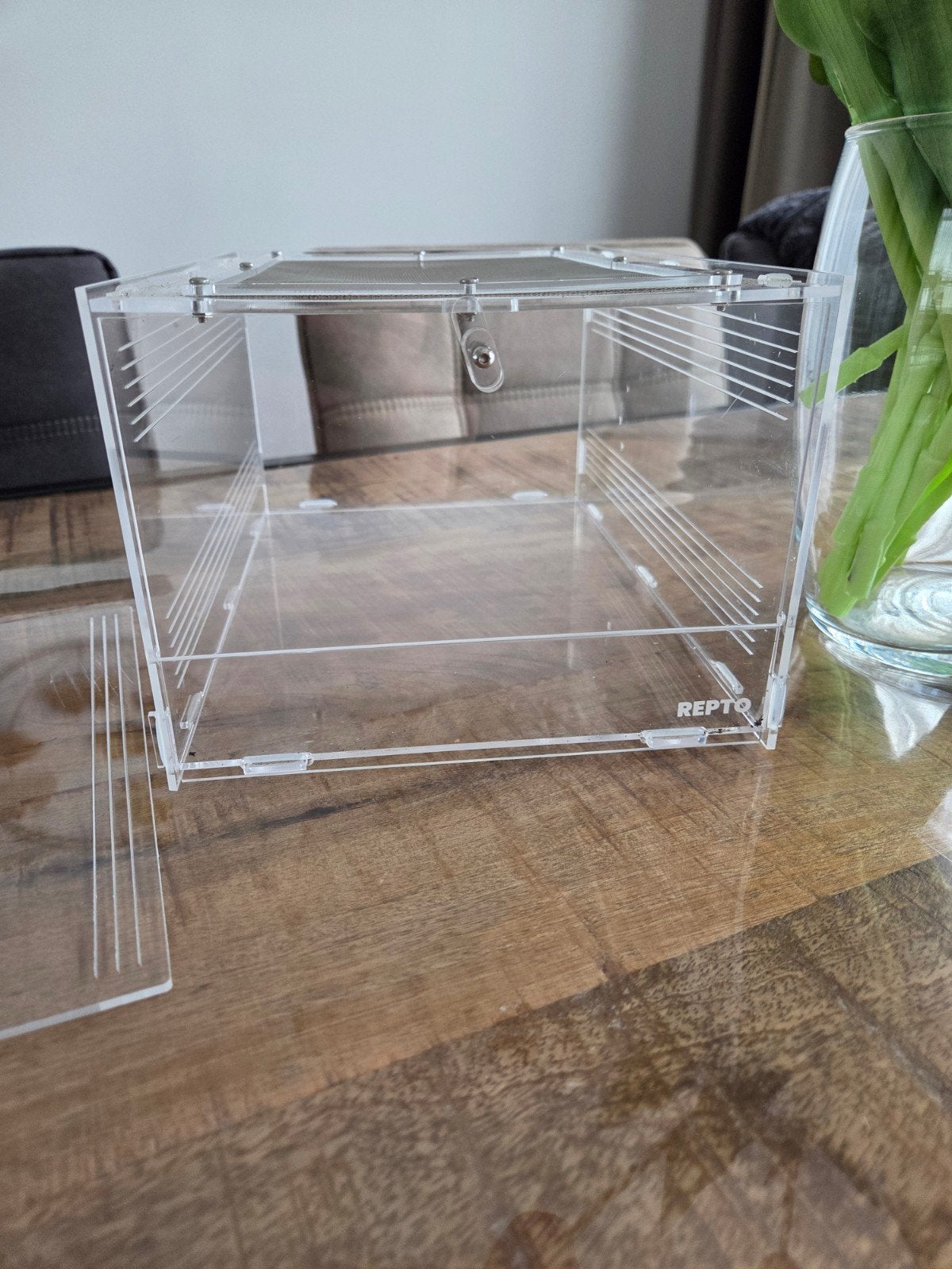 Repto terra clear terrarium, Ophalen of Verzenden, Zo goed als nieuw, Terrarium of Paludarium