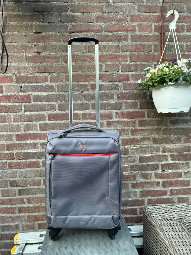 Human Nature ANWB Cabinebagage Trolley - Grijs, Sieraden, Tassen en Uiterlijk, Koffers, Gebruikt, 50 tot 60 cm, Ophalen of Verzenden