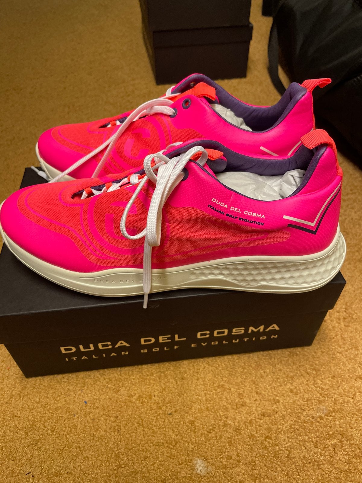 Duca del Cosma golfschoenen dames - Wildcat Pink Fluo - Maat, Schoenen, Nieuw, Ophalen of Verzenden, D