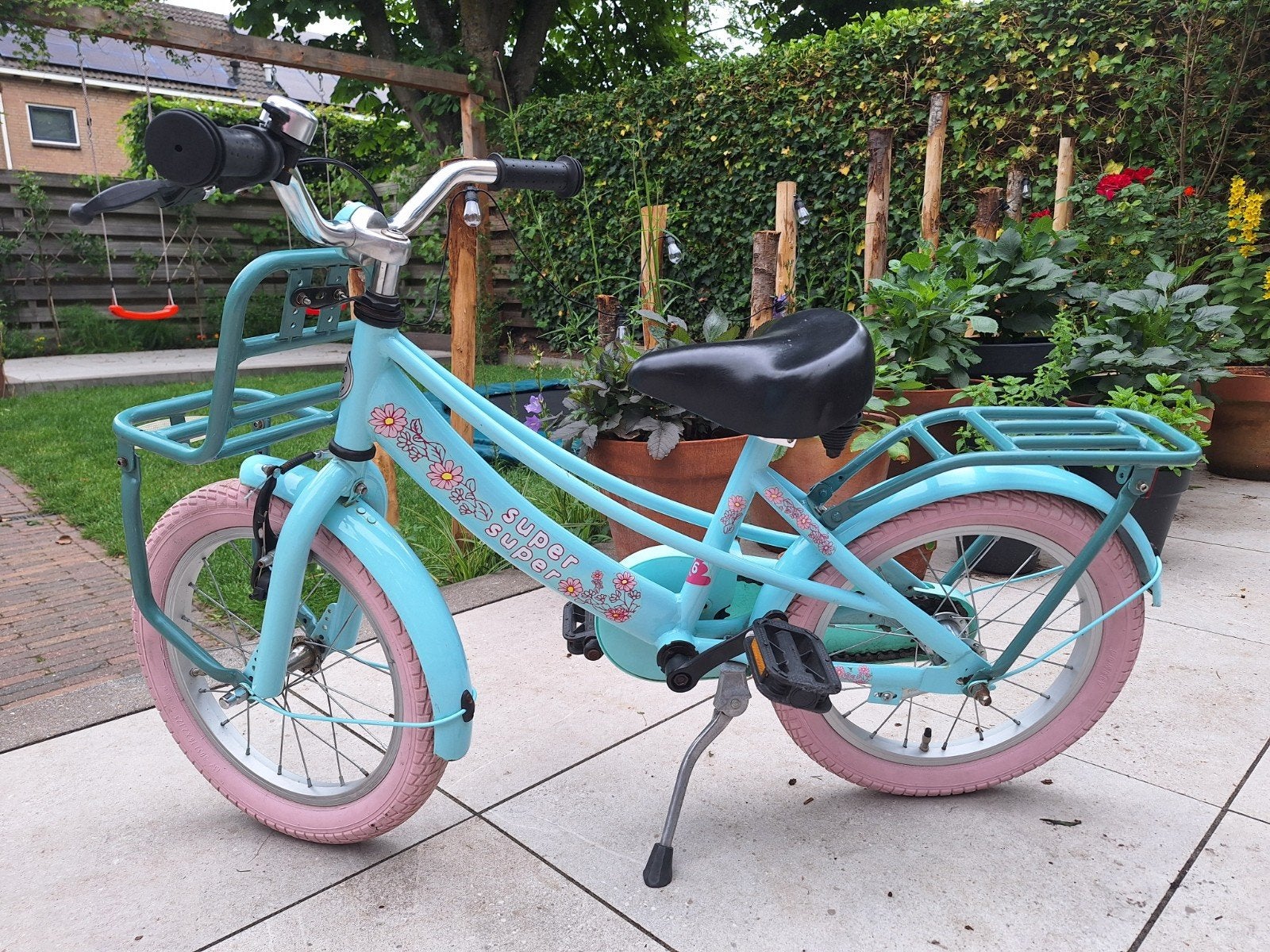 Super Super Kinderfiets 16 inch, Fietsen en Brommers, Ophalen, Gebruikt, 16 tot 20 inch, Cooper Super Super