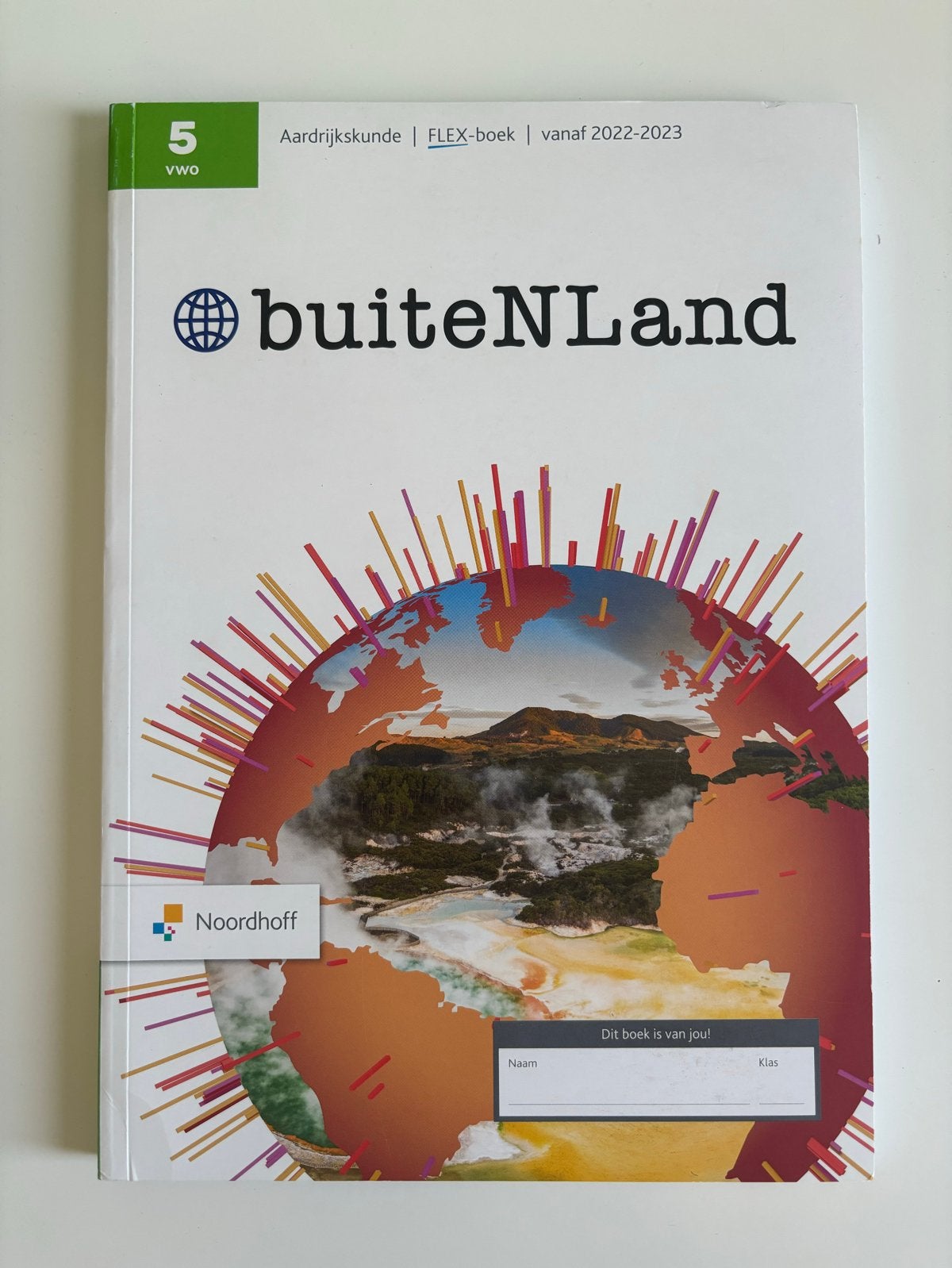 Aardrijkskunde FLEX-boek buitenNLand VWO 5, Boeken, Schoolboeken, Ophalen of Verzenden, Zo goed als nieuw, VWO, Aardrijkskunde