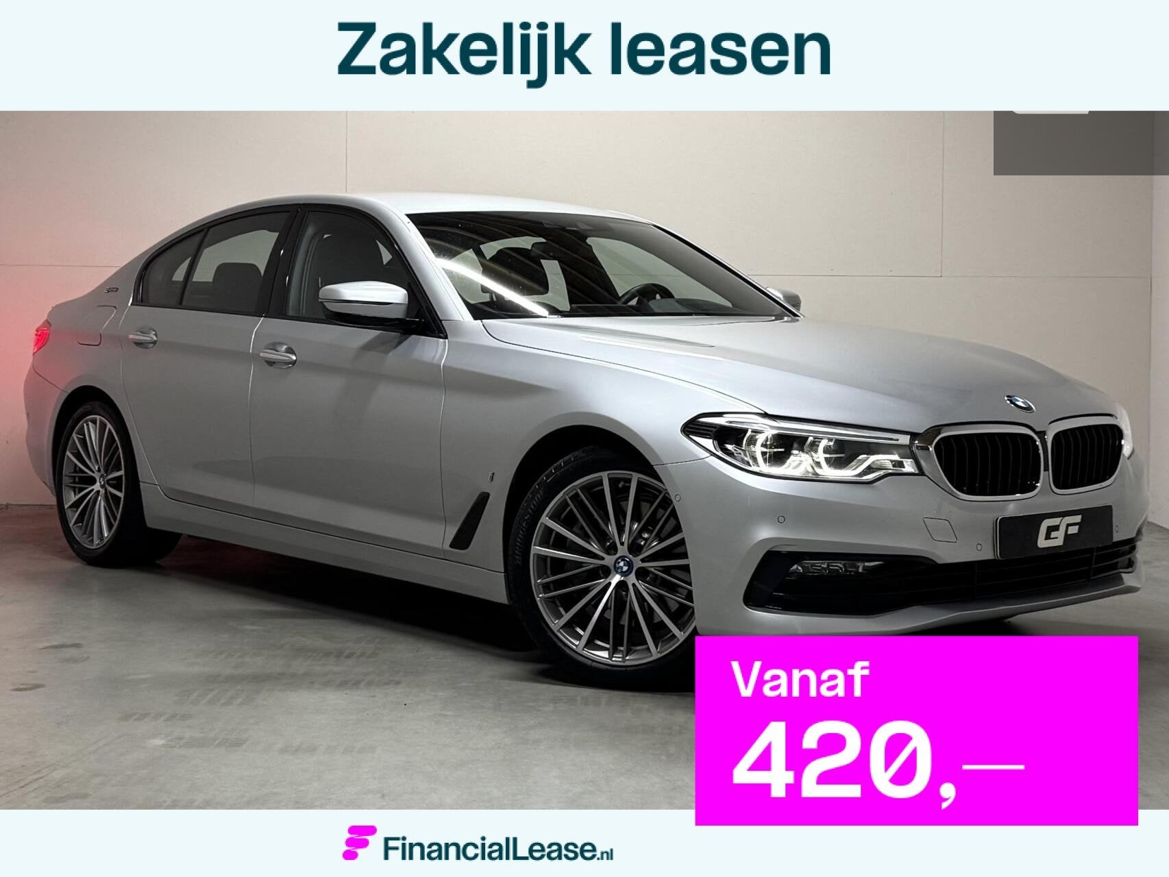 BMW 5-serie 530e iPerformance M-Sport Leer Sfeer CarPlay Mem, Automaat, 1998 cc, Achterwielaandrijving, Gebruikt